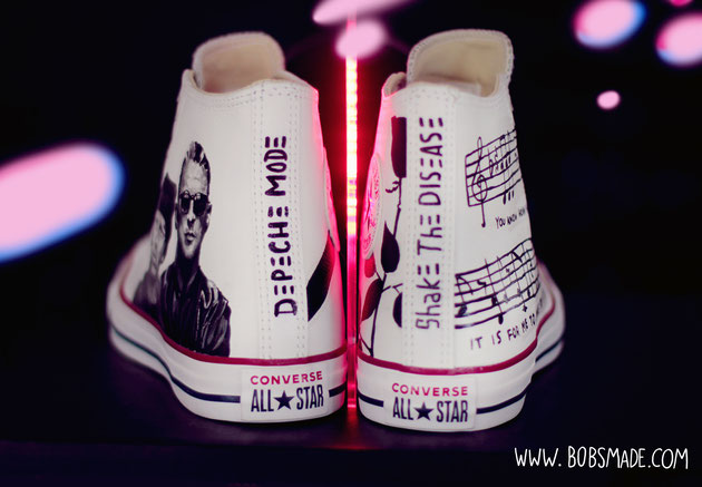Depeche Mode shoes by bobsmade