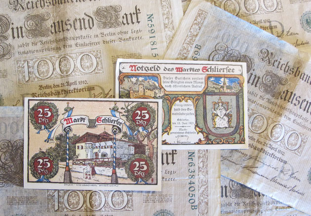 "Notgeld" 1921 der Marktgemeinde Schlierseer