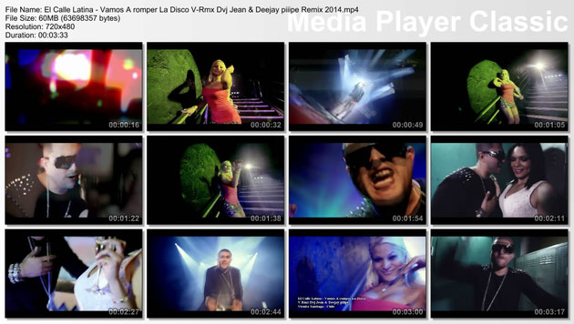 Calle Latina - Vamos A Romper La Disco V-Rmx Dvj Jean & Deejay piiipe Remix 2014.mp4