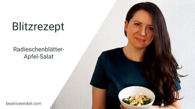 Beatrice Winkel - Radieschenblätter-Apfel-Salat