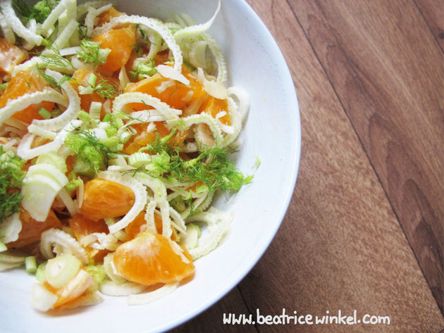 Beatrice Winkel - Fenchel-Mandarinen-Salat