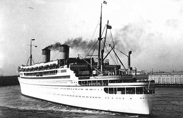 SS Monterey leaving port