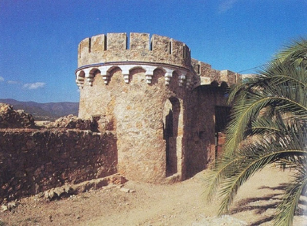 Catillo y fortaleza  de la época musulmana de Onda, Comarca de La Plana Baixa en Castellón.