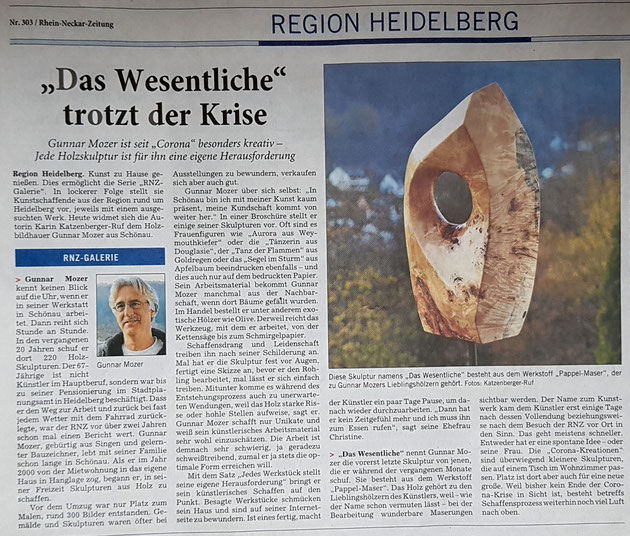 modern#abstrakt#holzskulptur#presse#gunnar mozer
