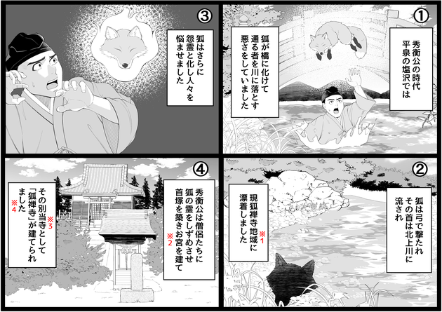 狐禅寺についての漫画