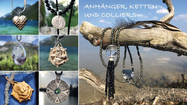 Spiritueller Schmuck, energetisierter Schmuck, handgefertigter Schmuck, esoterischer Schmuck, Anhänger, Ketten, Colliers