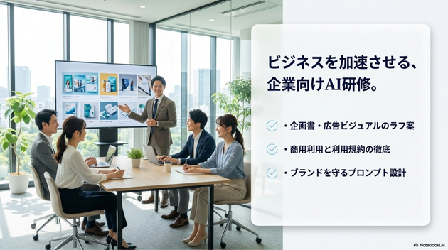 AIアート講師資格は、企業研修やビジネス向け講座にも活かせます。