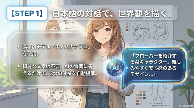 キャラクターや世界観の画像を作る