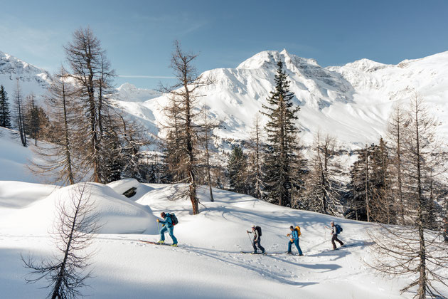 geführte Skitour auf den Sonnblick, geführte Skitour in Rauris, Skitour Hocharn mit Bergführer, Skitour Rauris mit Bergführer, Kolm Saigurn, Ammererhof, guided ski tour Rauris, mountainguide, hoher Sonnblick, großer Sonnblick, Silberpfenning, Rauris valle