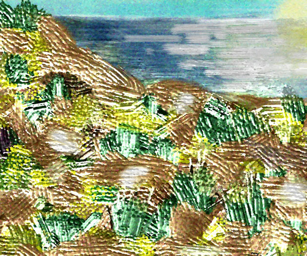 DUNE - 2012 eseguito al pc tecnica gessetto impasto