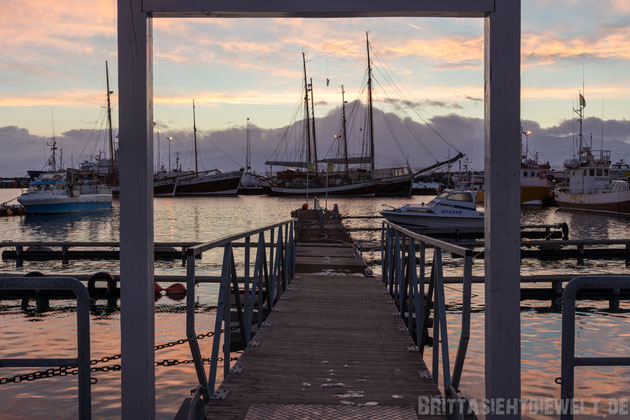 Im Hafen von Húsavík...