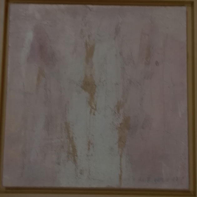 Michael F. Wyss, Goldphantasien, Acryl, 40x40 cm, 2017