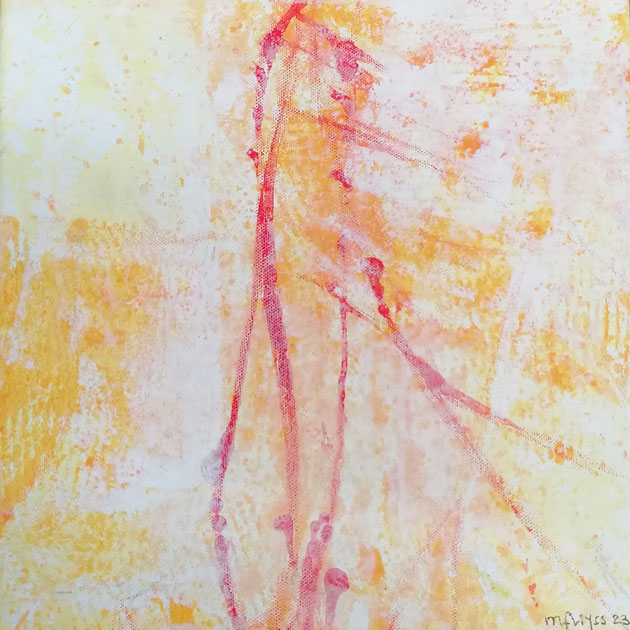 Michael F. Wyss, caché et trouvé,  n° trois,  Acryl, 30x30cm, 2023 (2)
