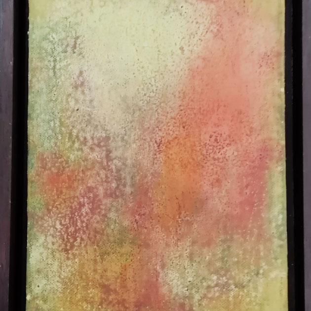Michael F. Wyss, Geheimnis, Acryl, 20x40 cm, 2017