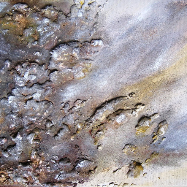 Wüste, Acryl auf Leinwand, Mischtechnik, 30x40 cm