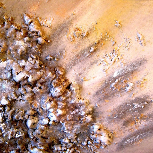 Wüste II, Acryl auf Leinwand, Mischtechnik, 30x40 cm