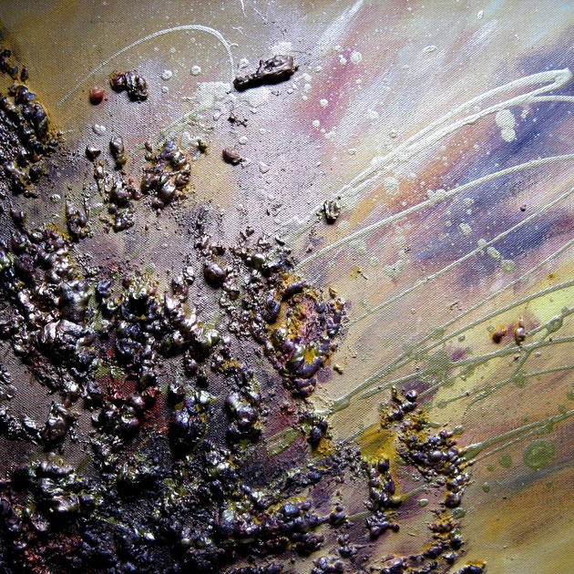 Wüste III, Acryl auf Leinwand, Mischtechnik, 30x40 cm, verkauft