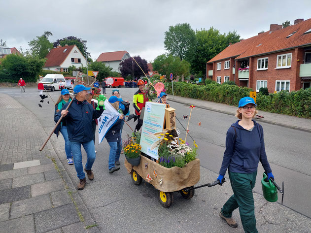 Beste Stimmung nach Kurve zwei im Gieschenhagen