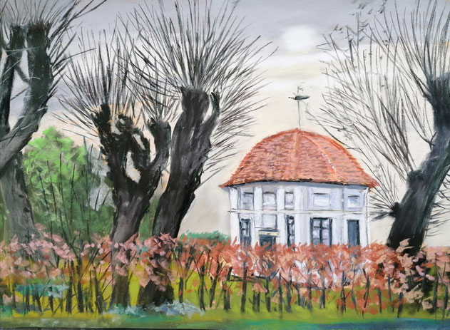 Teehaus an der historischen Lindenallee Seestermühe  