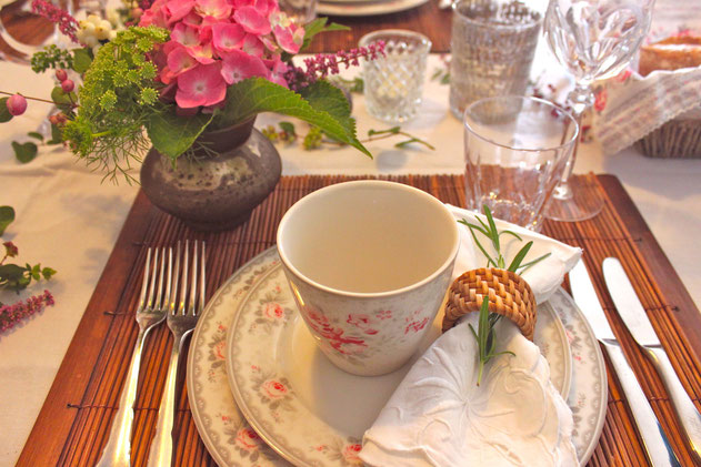Tablesetting mit Green Gate Tableware