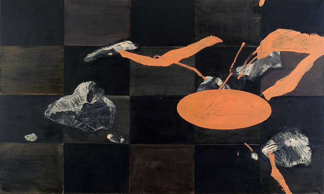 "Nippon Still-Life", 2003, Öl auf Leinen, 120 x 200 cm 