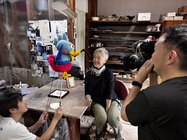 女性陶芸家　ブログ　陶芸作品　笠間焼き　陶芸　子供のカタチ　手形足形　陶器　NHK　取材　あさイチ　トリップさん