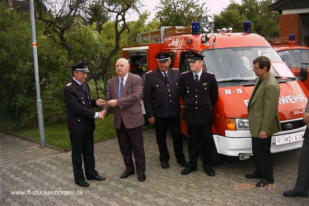 Das TSF bei seiner Übergabe