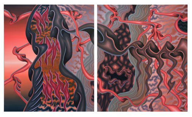 Badlands III, 2025, oil on canvas, 120 x 200 cm 