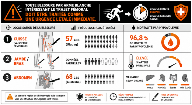 Urgence traumatique par arme blanche