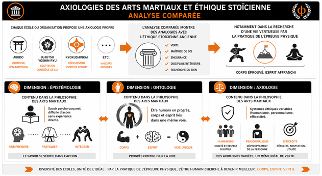 Axiologies des arts martiaux et éthique stoïcienne