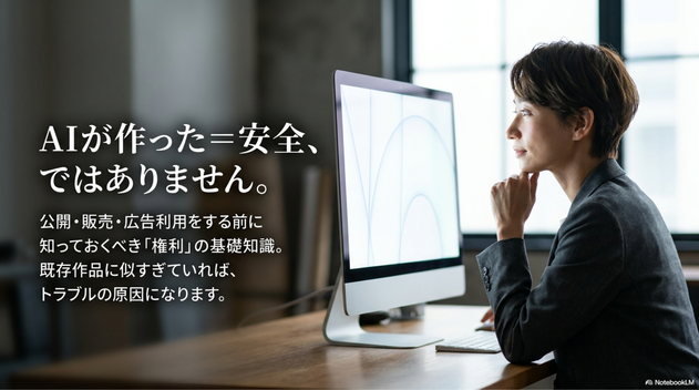 AIアートでは、「絶対に何も使ってはいけない」というよりも、  公開・販売・広告利用をする前に避けた方がよい画像や名前があります。