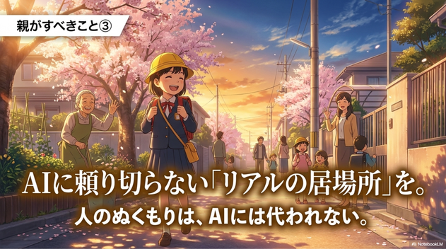 AIは便利ですが、 人のぬくもりまでは完全に代わりません。     だからこそ、 AIとリアルのバランスが重要になってきます。