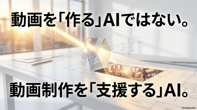 AI動画は「ツール選び」より「考え方」が重要