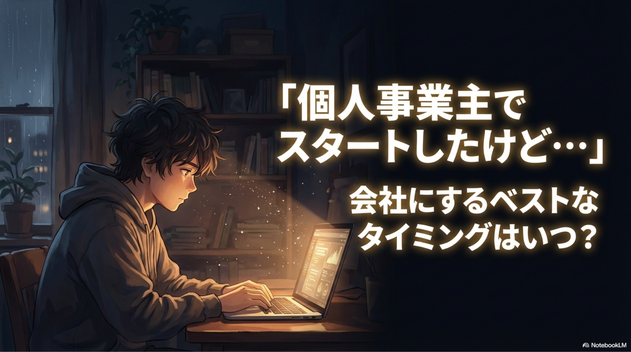 法人化するタイミングの目安