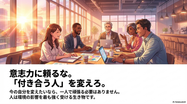 付き合う人を変えると人生が変わる