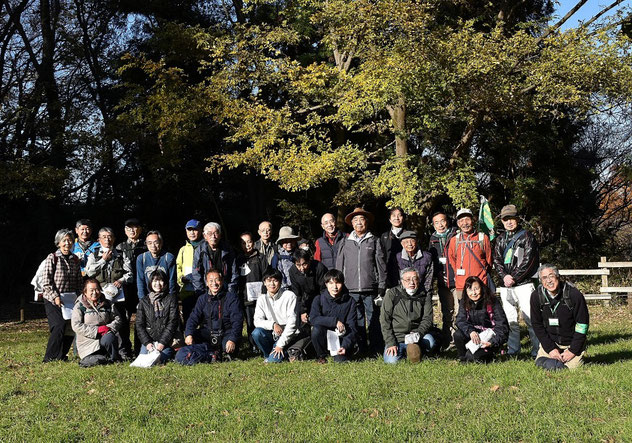 12/4 野津田公園馬牧跡にて