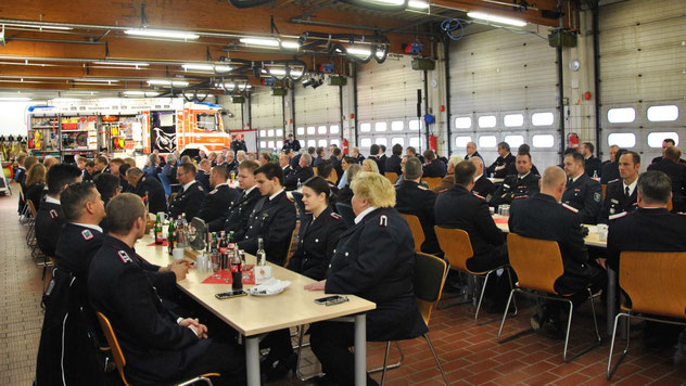 Gut besucht war die Jahreshauptversammlung, die unter Corona-Bedingungen in der Fahrzeughalle stattfand