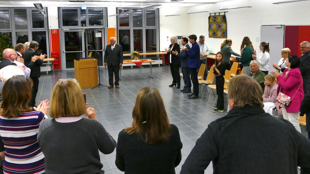Standing Ovations für den Ausgezeichneten