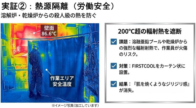 FIRSTCOOL遮熱材の導入実績②