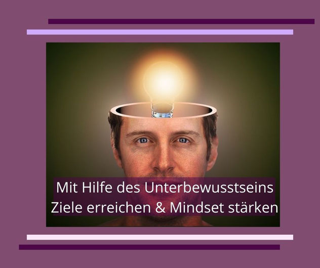 Ein Mann, dem ein Licht aufgeht, weil er versteht, wie das Unterbewusstsein funktioniert