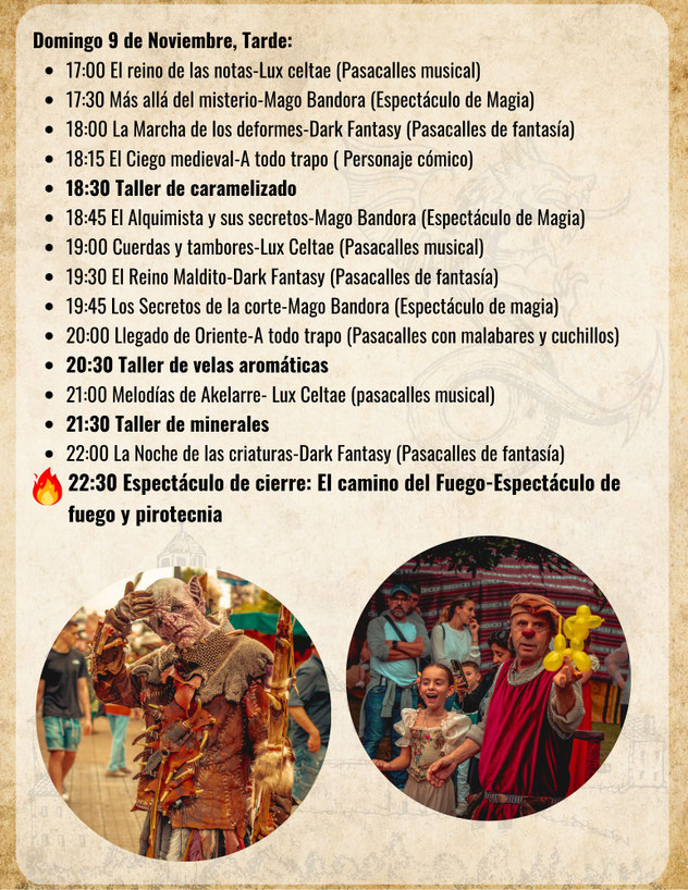 Programa del Mercado Medieval de Elche