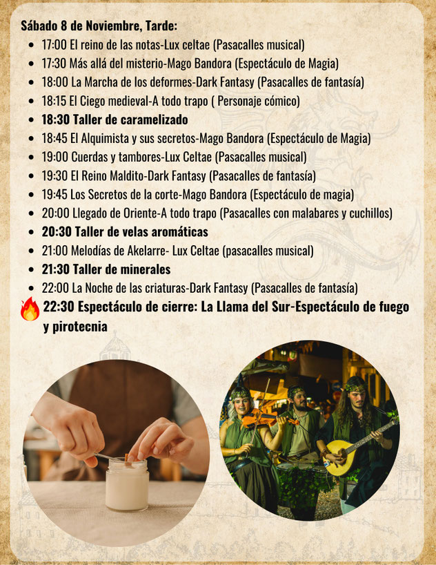 Programa del Mercado Medieval de Elche