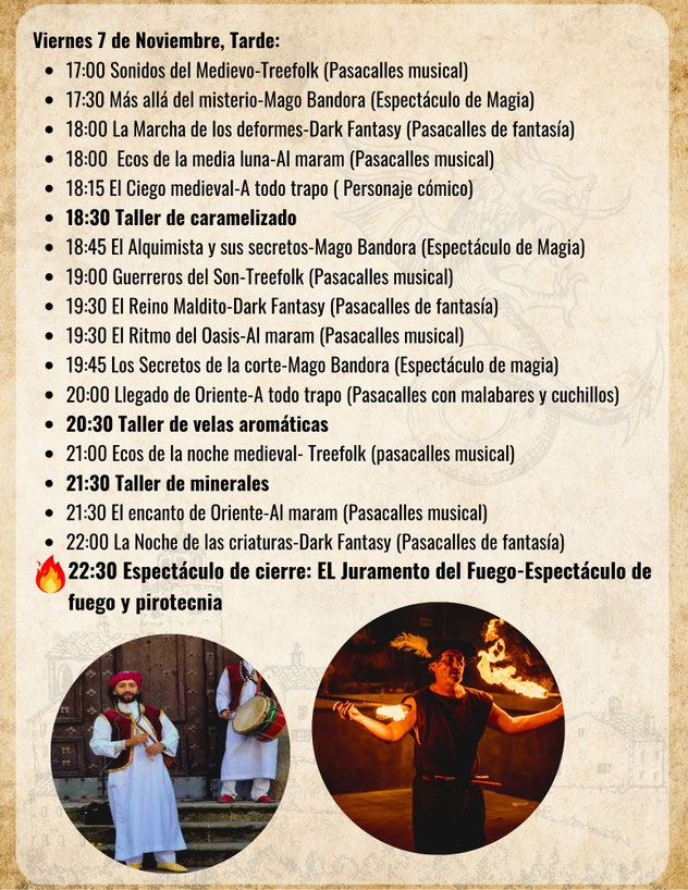 Programa del Mercado Medieval de Elche