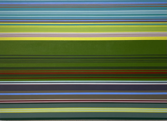 Im Wald IV | 2023 | 70 x 100 cm | Acryl auf Leinwand 