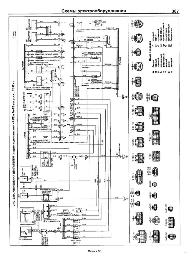 Toyota Corona Service Manuals - Wiring Diagrams