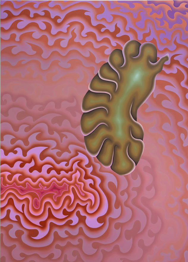 Neozolp, 2021, oil on canvas, 280 x 200 cm