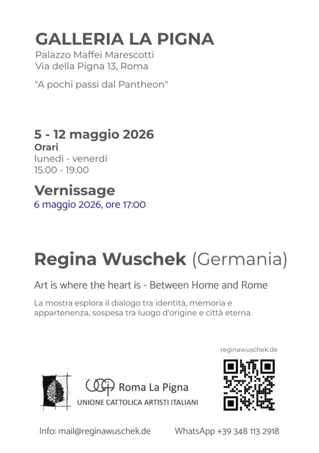 Regina Wuschek, Solo Exhibition, Rom