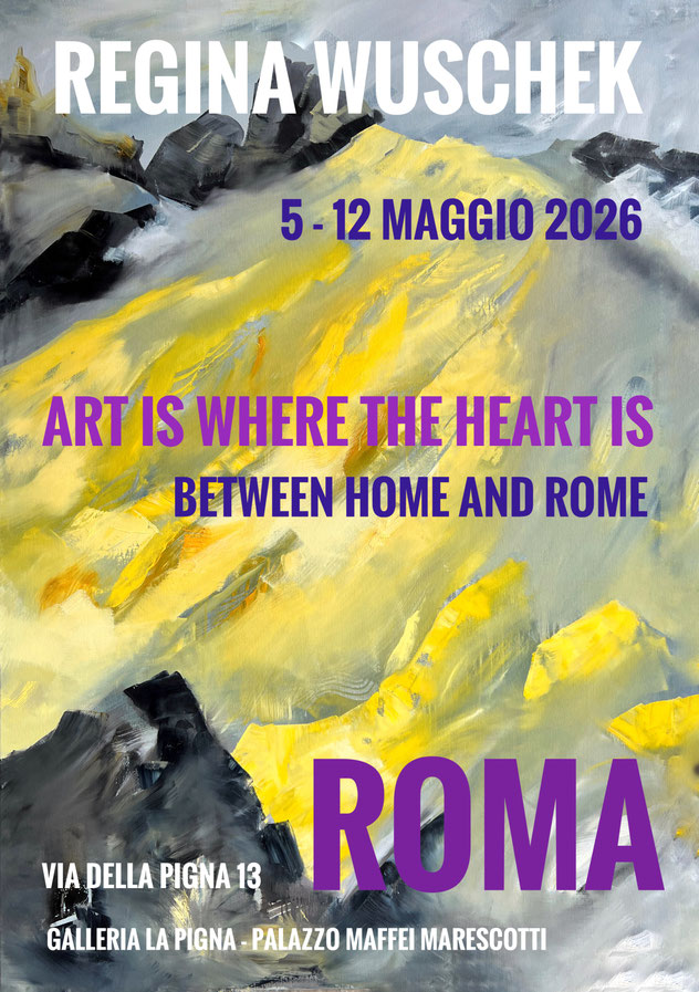 Regina Wuschek, Solo Exhibition Rom, Einzelausstellung Rom, Galleria La Pigna