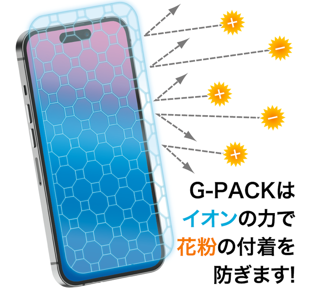 G-PACK画像03　花粉もつかない
