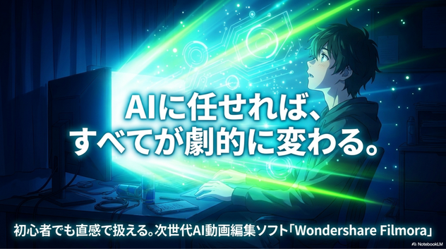 FilmoraのAI機能が便利すぎた